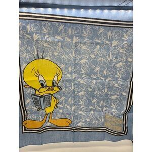 Vintage 1997 Warner Brothers Looney Tunes Tweety Bandana
